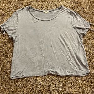 Light blue Garage crop top